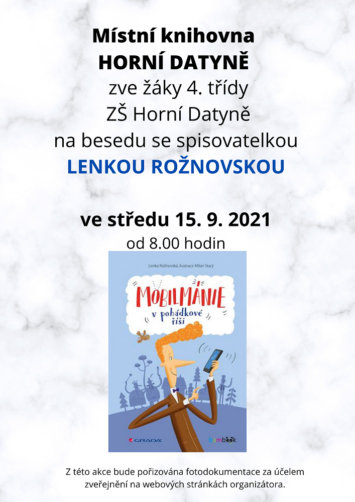 Leták k besedě L. Rožnovská 2x
